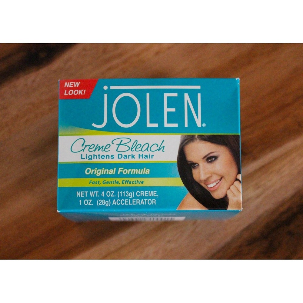 Jolen Creme Bleach Original Formula Lightens Dark Hair Face Body